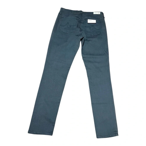 AG Adriana Goldschmidt Denim in Gray/Blue Prima Ankle Cigarette Leg - Picture 3 of 6
